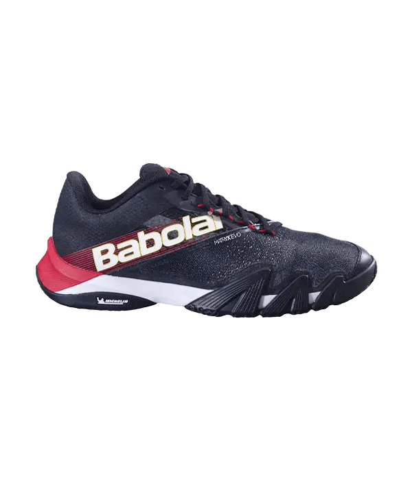 Babolat Jet Premura 2 Padel Shoes: Black/Red Agile Performance Footwear 2025 - CornerCanada