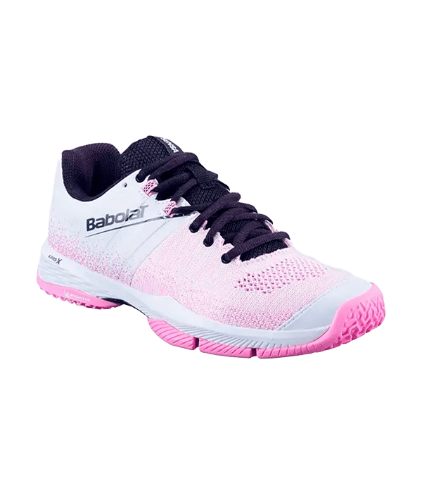 Babolat Sensa Women's Padel Shoes: White/Lilac, Lightweight, Agile, 2025 Edition - CornerCanada