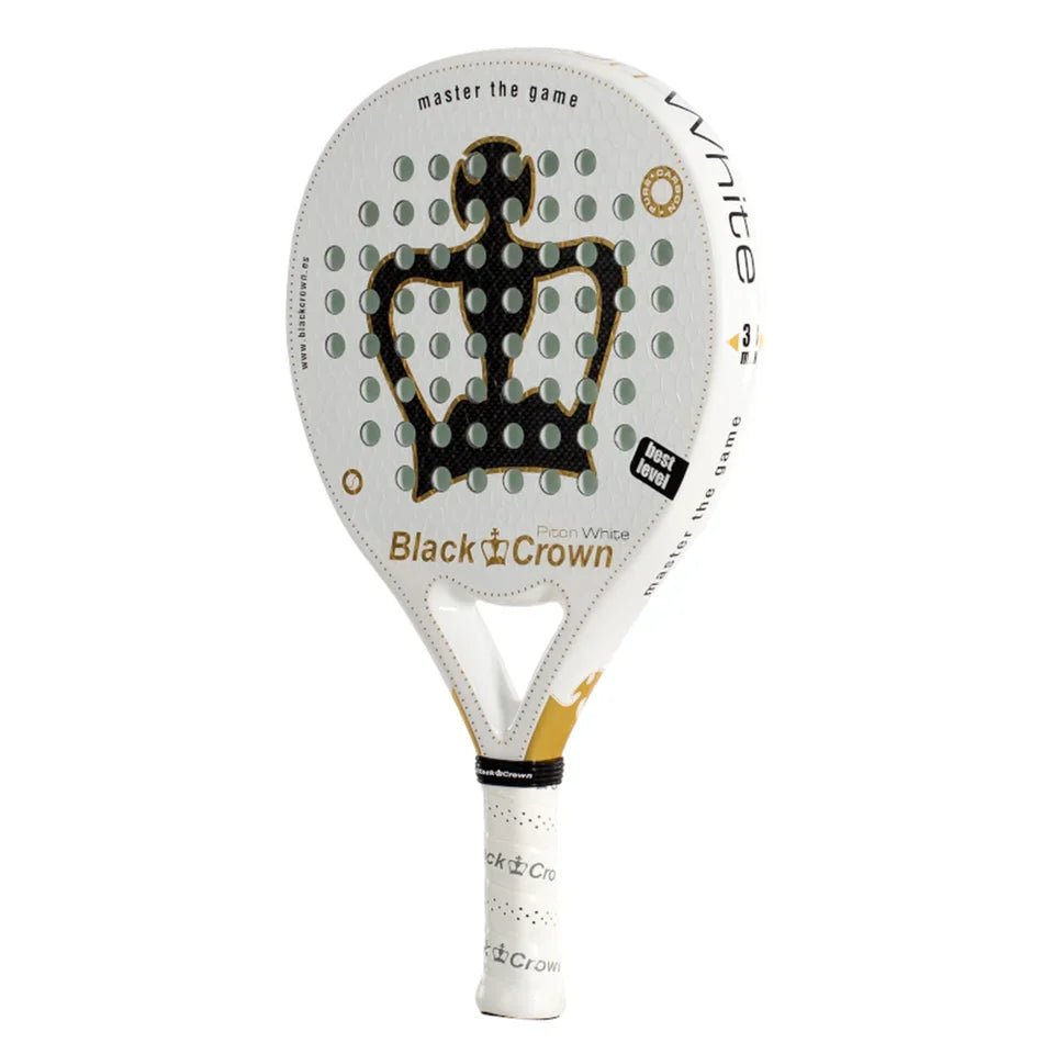 BLACK CROWN PITON White 2025 Padel Racket - CornerCanada