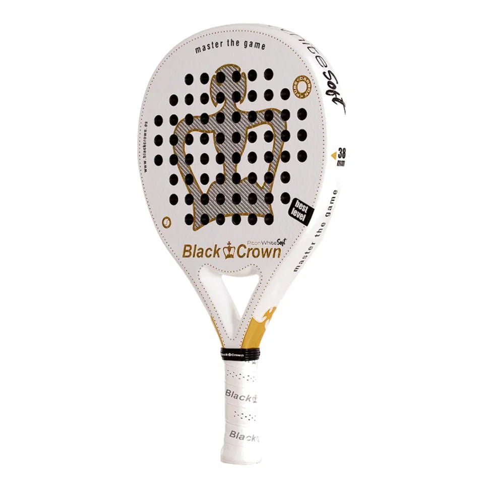 BLACK CROWN PITON White Soft 2025 Padel Racket - CornerCanada