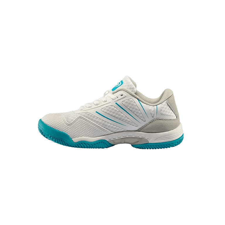 Bullpadel Beker Women's White/Blue Padel Shoes for Optimal Court Performance - CornerCanada