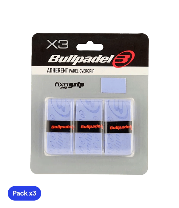 Bullpadel GB1202 Adherent Padel Overgrips 3 - Pack - Light Blue for Superior Grip - CornerCanada