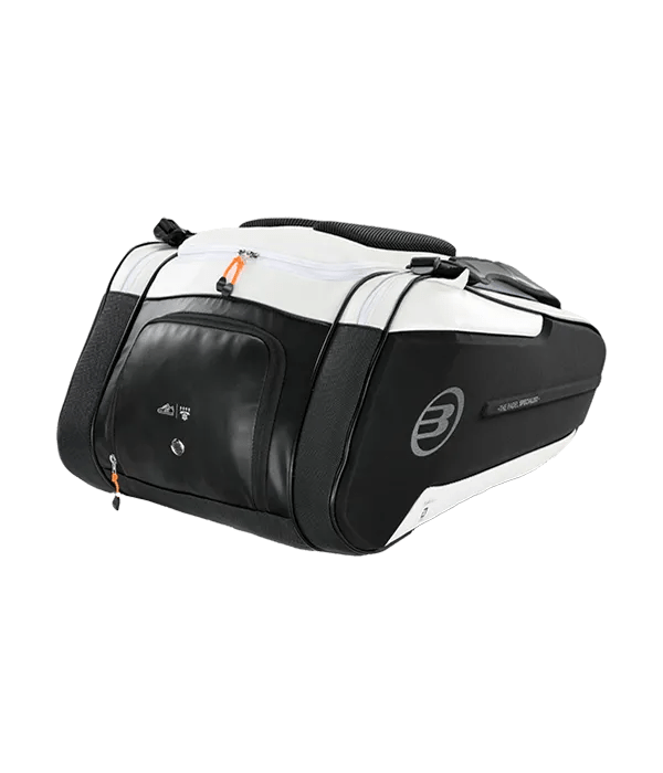 Bullpadel Hack 2025 Padel Bag - Spacious Black/White Thermal Racket Gear - CornerCanada