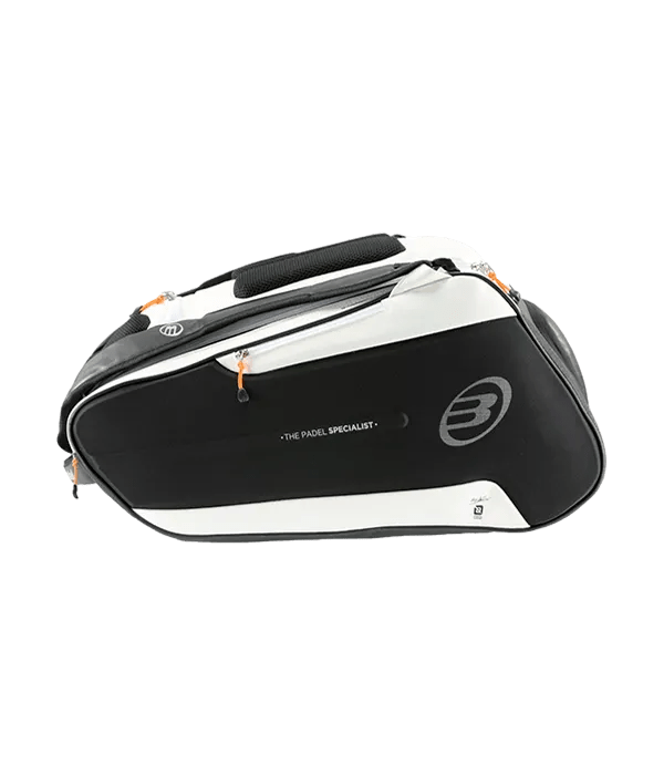 Bullpadel Hack 2025 Padel Bag - Spacious Black/White Thermal Racket Gear - CornerCanada