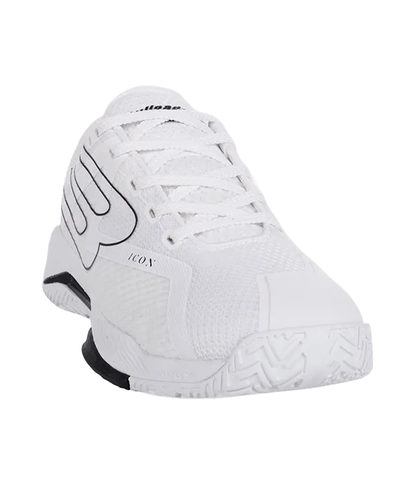 Bullpadel Icon 25L White Padel Shoes: Lightweight, Durable, Agile Court Footwear - CornerCanada