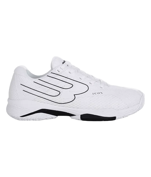 Bullpadel Icon 25L White Padel Shoes: Lightweight, Durable, Agile Court Footwear - CornerCanada