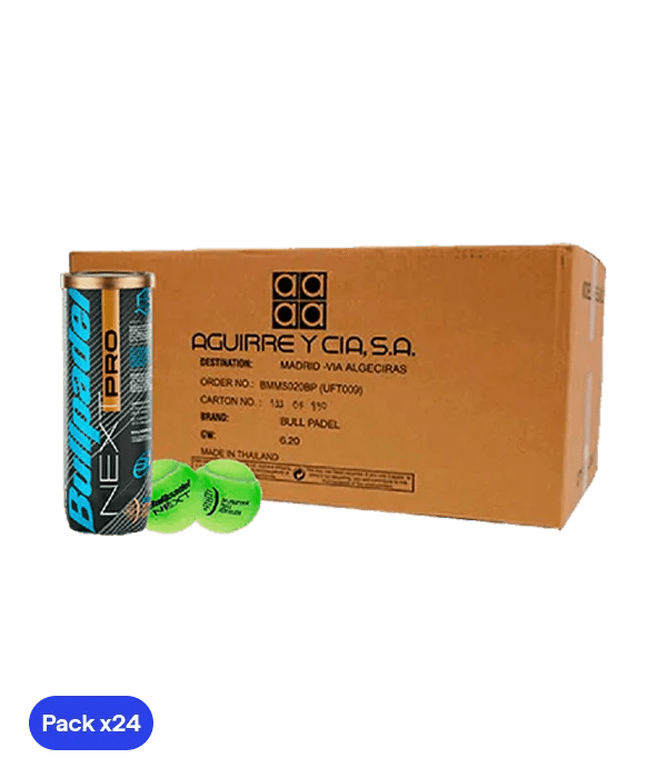 Bullpadel Next PRO Padel Balls: Ultimate Speed, Durability, High - Density Core (24 - Pack) - CornerCanada