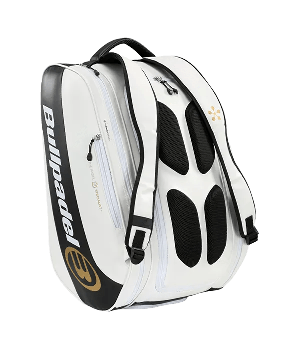 Bullpadel Vertex Premier Padel Bag 2025 - White, Spacious, Thermo - Protected - CornerCanada