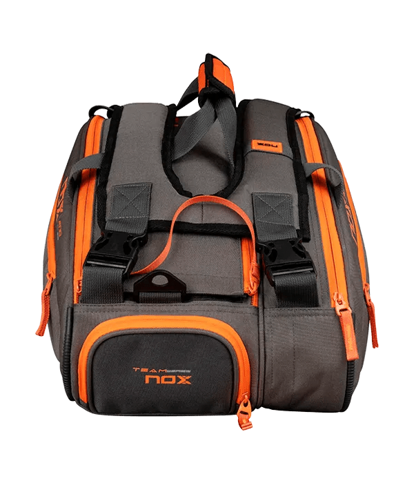 NOX AT10 Team Grey/Orange Padel Bag – Thermal Racket & Gear Carry - CornerCanada