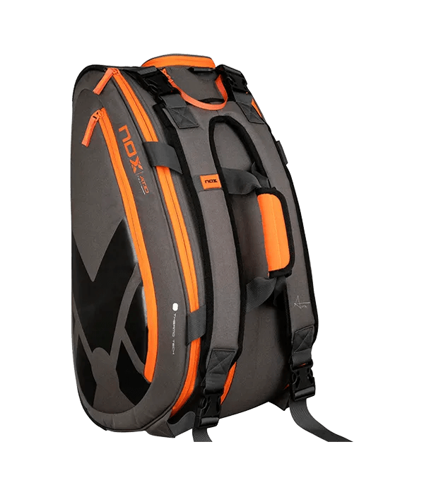 NOX AT10 Team Grey/Orange Padel Bag – Thermal Racket & Gear Carry - CornerCanada