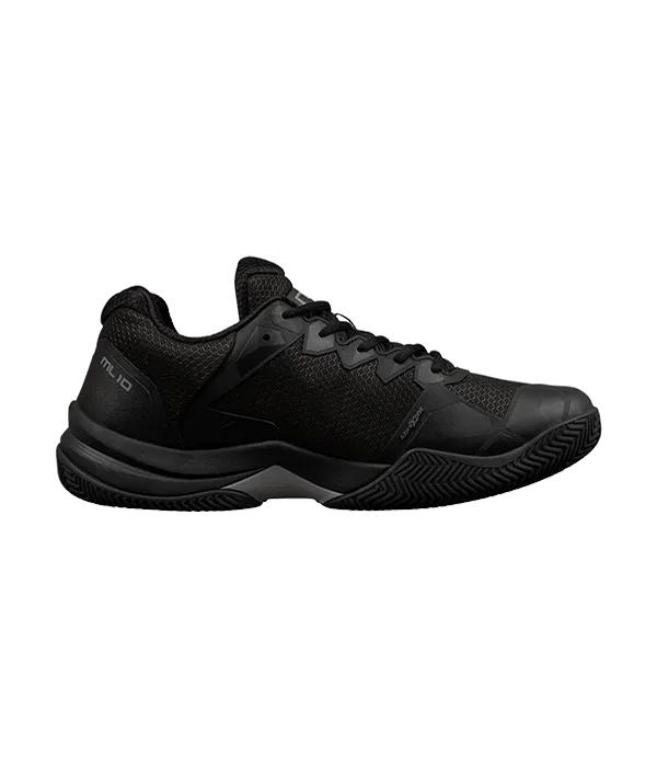 NOX ML10 Hexa Padel Shoes: Dynamic Black Slate Gray Grip & Stability - CornerCanada