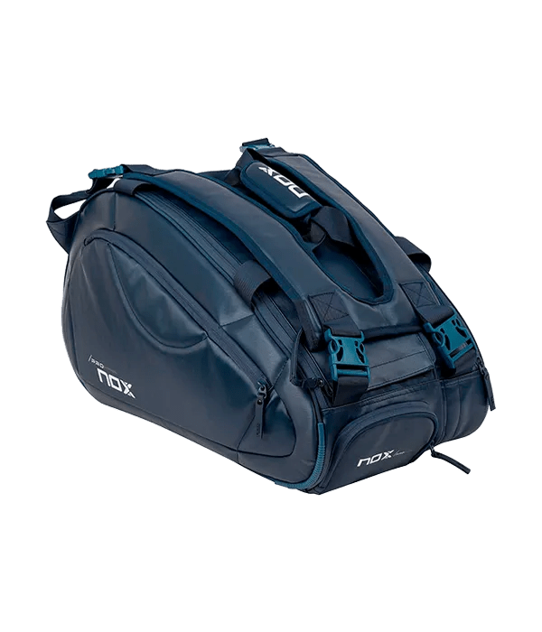 Nox Pro Series Blue Padel Bag: Thermal, Spacious, 3 Racket Capacity Gear Bag - CornerCanada