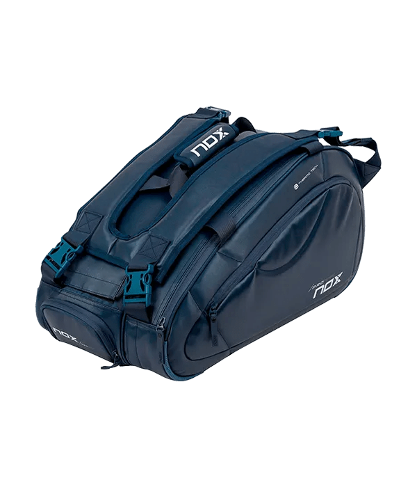 Nox Pro Series Blue Padel Bag: Thermal, Spacious, 3 Racket Capacity Gear Bag - CornerCanada