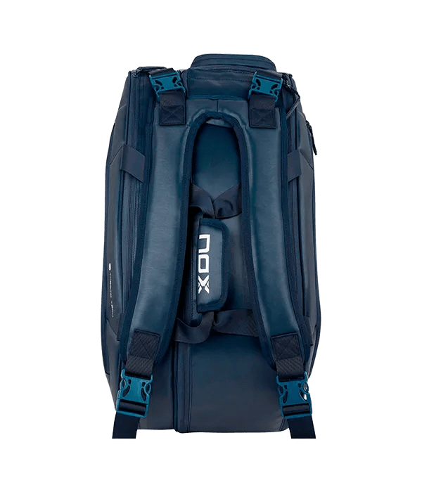 Nox Pro Series Blue Padel Bag: Thermal, Spacious, 3 Racket Capacity Gear Bag - CornerCanada