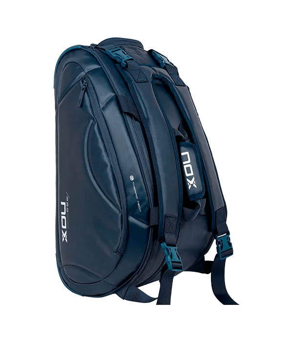 Nox Pro Series Blue Padel Bag: Thermal, Spacious, 3 Racket Capacity Gear Bag - CornerCanada